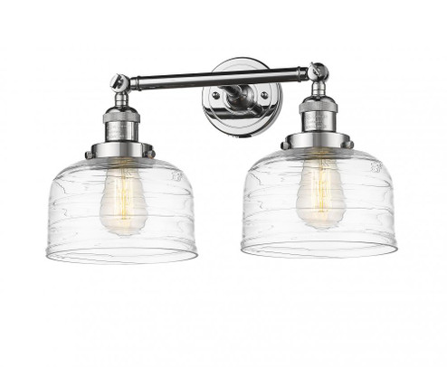Bell - 2 Light - 19 inch - Polished Chrome - Adjustable Bath Vanity Light (3442|208-PC-G713-LED)