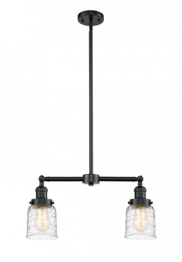 Bell - 2 Light - 21 inch - Oil Rubbed Bronze - Stem Hung - Adjustable Island Light (3442|209-OB-G513)