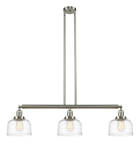 Bell - 3 Light - 41 inch - Brushed Satin Nickel - Stem Hung - Adjustable Island Light (3442|213-SN-G713)