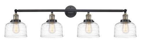 Bell - 4 Light - 44 inch - Black Antique Brass - Adjustable Bath Vanity Light (3442|215-BAB-G713-LED)
