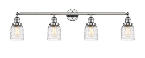 Bell - 4 Light - 42 inch - Polished Chrome - Adjustable Bath Vanity Light (3442|215-PC-G513-LED)