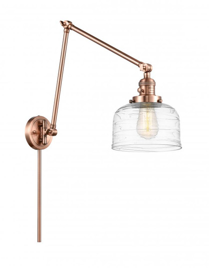 Bell - 1 Light - 8 inch - Antique Copper - Swing Arm (3442|238-AC-G713)