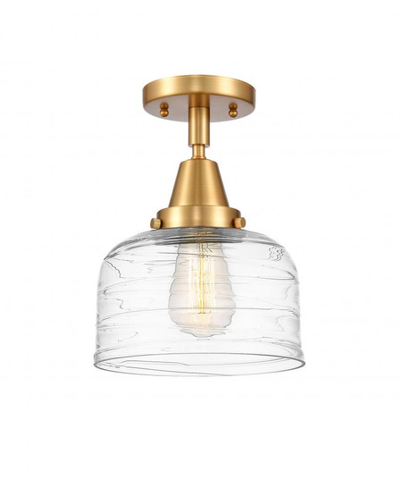 Bell - 1 Light - 8 inch - Satin Gold - Flush Mount (3442|447-1C-SG-G713)