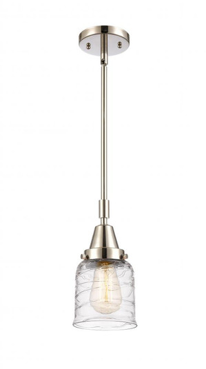 Bell - 1 Light - 5 inch - Polished Nickel - Mini Pendant (3442|447-1S-PN-G513-LED)