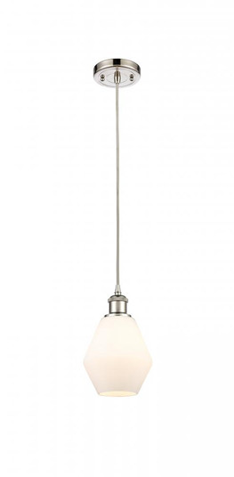 Cindyrella - 1 Light - 6 inch - Polished Nickel - Cord hung - Mini Pendant (3442|516-1P-PN-G651-6-LED)