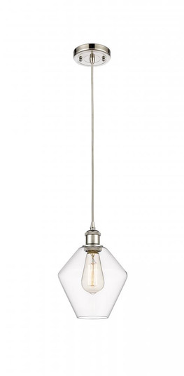 Cindyrella - 1 Light - 8 inch - Polished Nickel - Cord hung - Mini Pendant (3442|516-1P-PN-G652-8-LED)