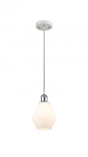 Cindyrella - 1 Light - 6 inch - White Polished Chrome - Cord hung - Mini Pendant (3442|516-1P-WPC-G651-6)