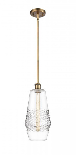 Windham - 1 Light - 7 inch - Brushed Brass - Mini Pendant (3442|516-1S-BB-G682-7-LED)
