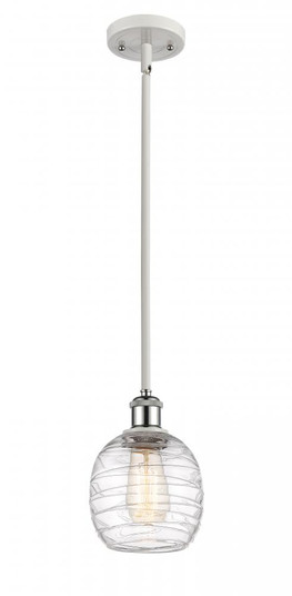 Belfast - 1 Light - 6 inch - White Polished Chrome - Mini Pendant (3442|516-1S-WPC-G1013)