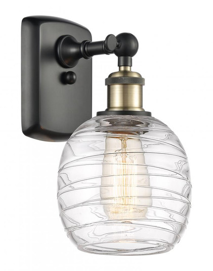 Belfast - 1 Light - 6 inch - Black Antique Brass - Sconce (3442|516-1W-BAB-G1013-LED)