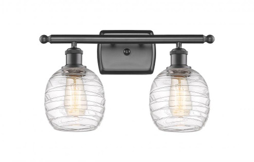 Belfast - 2 Light - 16 inch - Oil Rubbed Bronze - Bath Vanity Light (3442|516-2W-OB-G1013)