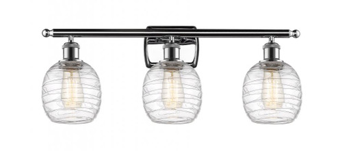 Belfast - 3 Light - 26 inch - Polished Chrome - Bath Vanity Light (3442|516-3W-PC-G1013-LED)