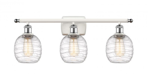 Belfast - 3 Light - 26 inch - White Polished Chrome - Bath Vanity Light (3442|516-3W-WPC-G1013)