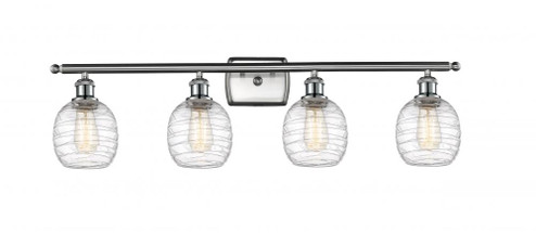 Belfast - 4 Light - 36 inch - Brushed Satin Nickel - Bath Vanity Light (3442|516-4W-SN-G1013)