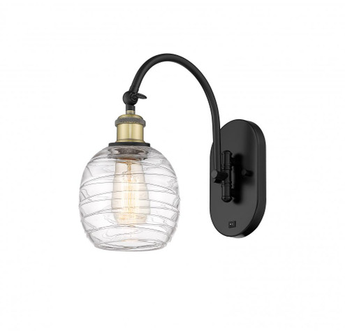 Belfast - 1 Light - 6 inch - Black Antique Brass - Adjustable Swing Arm (3442|518-1W-BAB-G1013-LED)