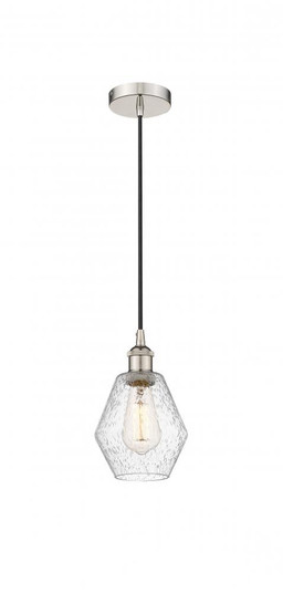 Cindyrella - 1 Light - 6 inch - Polished Nickel - Cord hung - Mini Pendant (3442|616-1P-PN-G654-6)