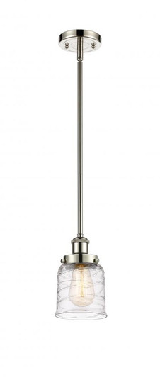 Bell - 1 Light - 5 inch - Polished Nickel - Mini Pendant (3442|916-1S-PN-G513-LED)