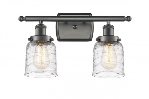 Bell - 2 Light - 16 inch - Oil Rubbed Bronze - Bath Vanity Light (3442|916-2W-OB-G513-LED)