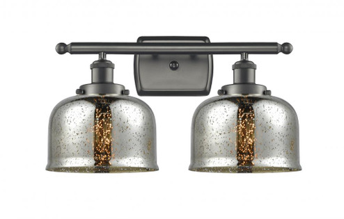 Bell - 2 Light - 18 inch - Oil Rubbed Bronze - Bath Vanity Light (3442|916-2W-OB-G78-LED)