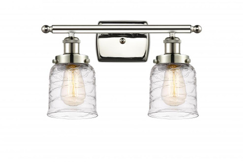 Bell - 2 Light - 16 inch - Polished Nickel - Bath Vanity Light (3442|916-2W-PN-G513)