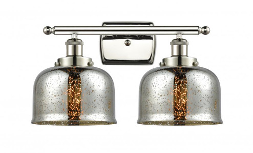Bell - 2 Light - 18 inch - Polished Nickel - Bath Vanity Light (3442|916-2W-PN-G78-LED)