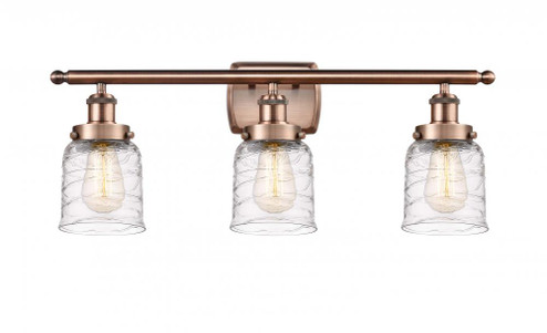 Bell - 3 Light - 26 inch - Antique Copper - Bath Vanity Light (3442|916-3W-AC-G513)