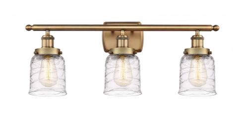 Bell - 3 Light - 26 inch - Brushed Brass - Bath Vanity Light (3442|916-3W-BB-G513-LED)