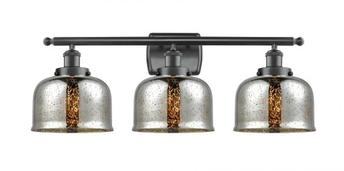 Bell - 3 Light - 28 inch - Matte Black - Bath Vanity Light (3442|916-3W-BK-G78-LED)