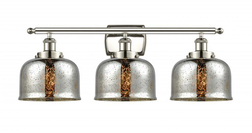 Bell - 3 Light - 28 inch - Polished Nickel - Bath Vanity Light (3442|916-3W-PN-G78-LED)