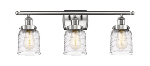 Bell - 3 Light - 26 inch - Brushed Satin Nickel - Bath Vanity Light (3442|916-3W-SN-G513-LED)