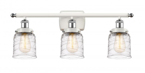 Bell - 3 Light - 26 inch - White Polished Chrome - Bath Vanity Light (3442|916-3W-WPC-G513)