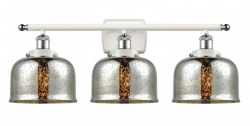 Bell - 3 Light - 28 inch - White Polished Chrome - Bath Vanity Light (3442|916-3W-WPC-G78-LED)