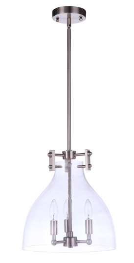 Chardonnay 3 Light Pendant in Brushed Polished Nickel (20|55893-BNK)