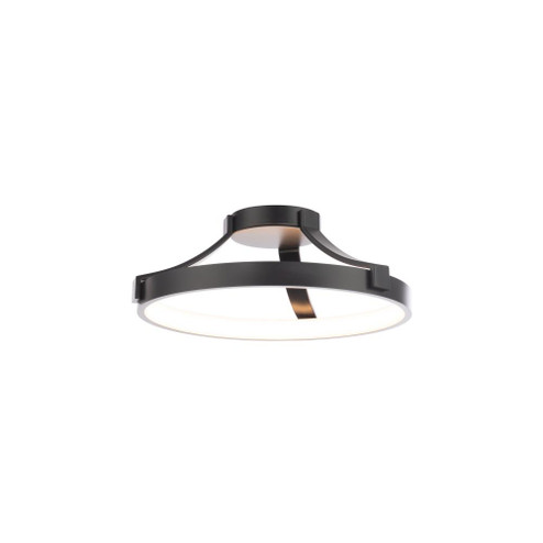 CHAUCER 16IN FLUSH MOUNT 3000K (16|FM-63216-BK)