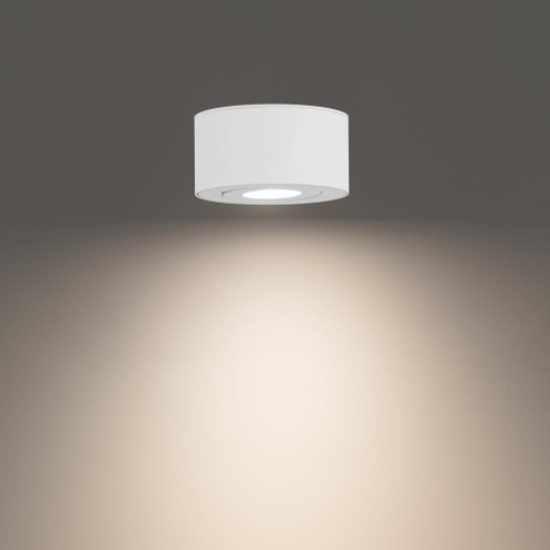 PEEK 5IN OUTDOOR FLUSH MOUNT 3500K 3CCT (16|FM-W45205-35-WT)