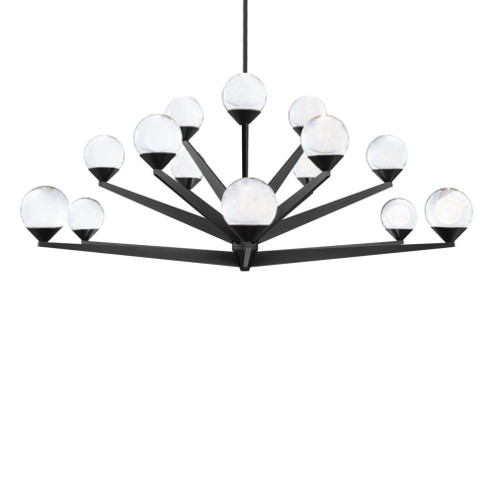 Double Bubble Chandelier Light (3612|PD-82042-BK)