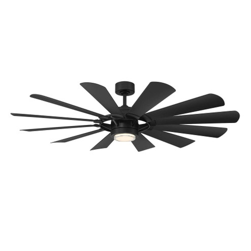 Wyndmill Downrod ceiling fan (7200|FR-W2201-65L-27-MB)