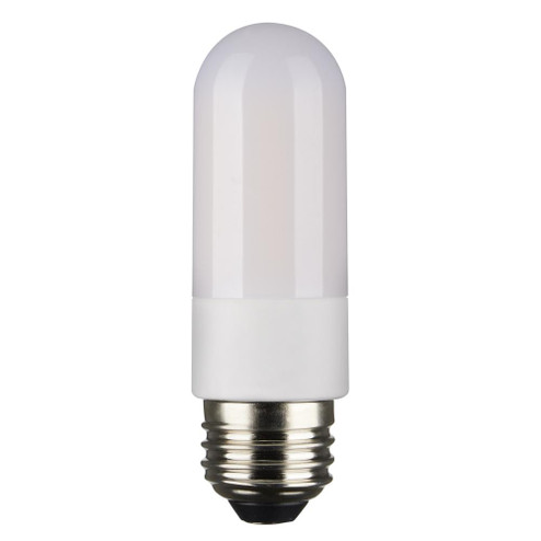 8 Watt T10 LED; Frosted; Medium base; 3000K; High Lumen; 120 Volt; 90 CRI; Dimmable; Carded (27|S11224)