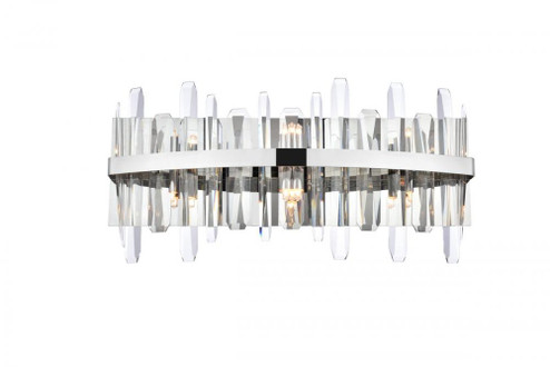 Serena 24 inch crystal bath sconce in chrome (758|2200W24C)