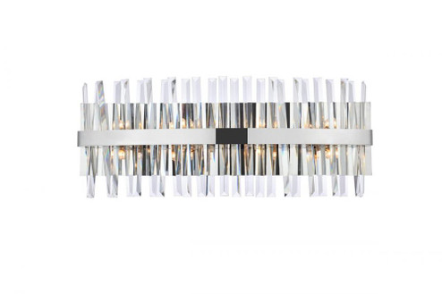 Serephina 30 inch crystal bath sconce in chrome (758|6200W30C)