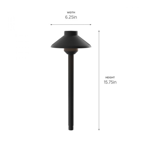 Stepped Dome LED Path - Short (10687|15821BKT30)