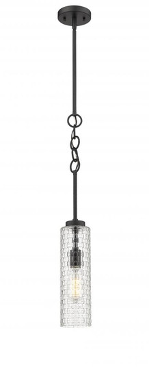 Wexford - 1 Light - 4 inch - Matte Black - Stem hung - Mini Pendant (3442|380-1S-BK-G380-4CL)