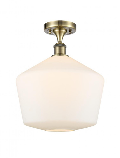 Cindyrella - 1 Light - 12 inch - Antique Brass - Semi-Flush Mount (3442|516-1C-AB-G651-12)