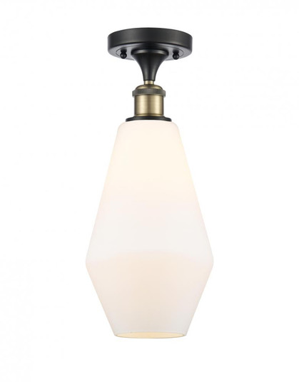 Cindyrella - 1 Light - 7 inch - Black Antique Brass - Semi-Flush Mount (3442|516-1C-BAB-G651-7)