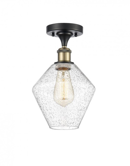Cindyrella - 1 Light - 8 inch - Black Antique Brass - Semi-Flush Mount (3442|516-1C-BAB-G654-8)