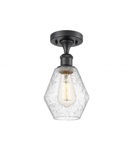 Cindyrella - 1 Light - 6 inch - Matte Black - Semi-Flush Mount (3442|516-1C-BK-G654-6-LED)