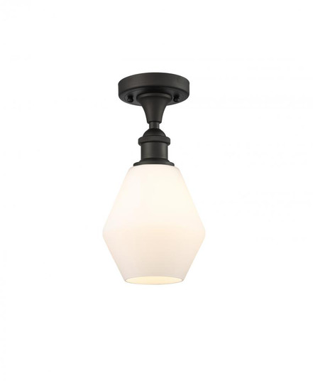 Cindyrella - 1 Light - 6 inch - Oil Rubbed Bronze - Semi-Flush Mount (3442|516-1C-OB-G651-6-LED)