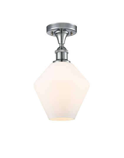 Cindyrella - 1 Light - 8 inch - Polished Chrome - Semi-Flush Mount (3442|516-1C-PC-G651-8)