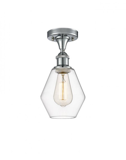Cindyrella - 1 Light - 6 inch - Polished Chrome - Semi-Flush Mount (3442|516-1C-PC-G652-6-LED)