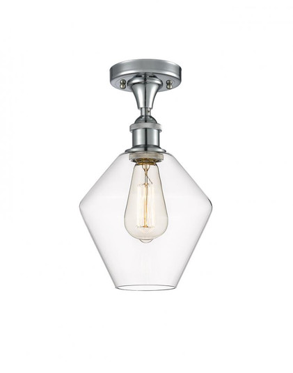 Cindyrella - 1 Light - 8 inch - Polished Chrome - Semi-Flush Mount (3442|516-1C-PC-G652-8-LED)